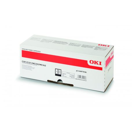 Oki C301/C321 Toner Black 2200 oldalra