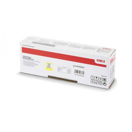 Oki C532/C542 High Toner Sárga 6000 oldalra