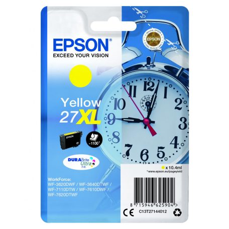 Epson T2714 Tintapatron Yellow 10,4ml No.27XL