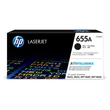 HP CF450A Toner Black 12.500 oldal kapacitás No.655A