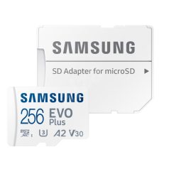 SAMSUNG SD kártya, 256GB, EVO PLUS, Blue Wave