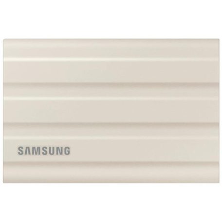 SAMSUNG SSD Külső, 1TB, T7 Shield, Bézs, USB 3.2