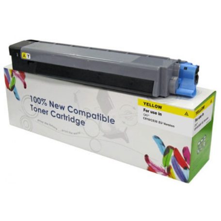 Utángyártott OKI C810 Toner Yellow 8.000 oldal kapacitás   CartridgeWeb