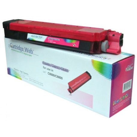 Utángyártott OKI C8600/C8800 Toner Magenta 6.000 oldal kapacitás  CartridgeWeb