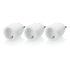   Deltaco SMART HOME SH-P01-3P WiFi, 1xCEE 7/3, 10A, fehér, időzítős, 3db/csomag Aljzat