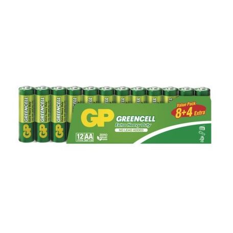 GP ELEM GREENCELL R6 12SH