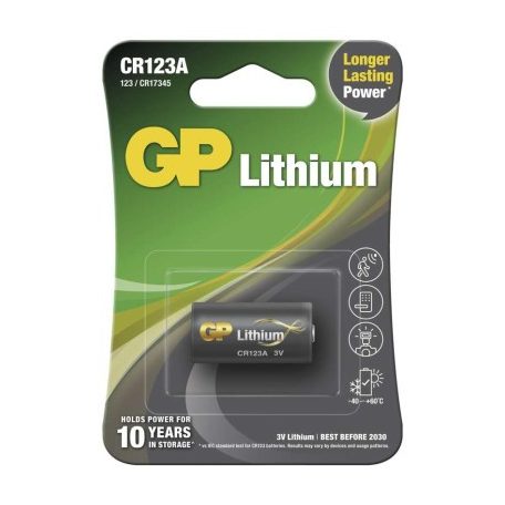 GP Lítium elem CR123A 1db/bliszter