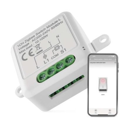 GoSmart kapcsolómodul IP-2103SZ, ZigBee, 1 csatornás (nem igényel N vezetéket)