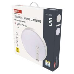   LED lámpatest LIVI 50 cm, 45 W, hideg-meleg fehér, távirányítóval szabályozható, dimmelhet