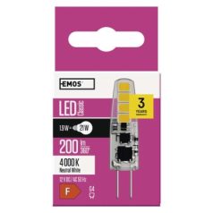   LED izzó Classic JC / G4 / 1,9 W (21 W) / 200 lm / természetes fehér