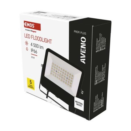 EMOS AVENO LED reflektor 30W 4 500lm természetes fehér