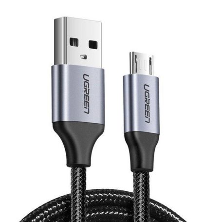 UGREEN USB-Micro USB kábel, QC 3.0, 2.4A, 2m (fekete)