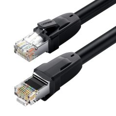   UGREEN Ethernet RJ45, Cat.8, S/FTP hálózati kábel, 1m (fekete)