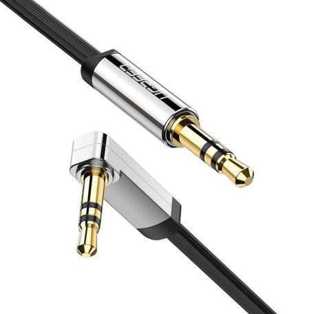 UGREEN 3.5mm AUX mini jack lapos kábel, 2m (fekete)