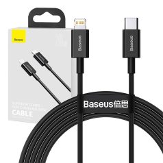   Baseus Superior Series USB-Lightning kábel, 20 W, PD, 2 m (fekete)