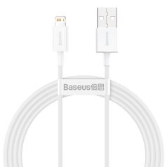   Baseus Superior Series USB-Lightning kábel, 2,4A, 1,5 m (fehér)