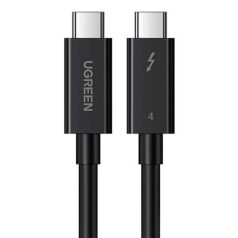   UGREEN US501 USB-C-USB-C kábel, Gen3, 100 W, 4K, 0,8 m (fekete)