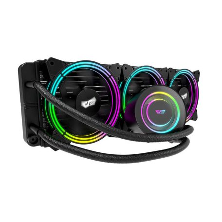 Darkflash TR360 AiO RGB 3x CPU folyadékhűtő, 120x120 (fekete)