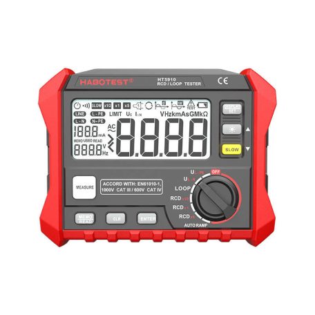 Digital RCD / Loop Resistance Tester Habotest HT5910