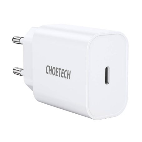 Mains charger Choetech Q5004 EU USB-C, 20W (white)