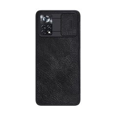   Nillkin Qin Leather Pro case for Xiaomi Poco X4 Pro 5G (black)