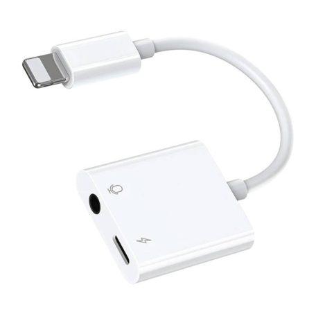 Audio Adapter Lightning / 3.5 mm Joyroom S - Y105 (white)