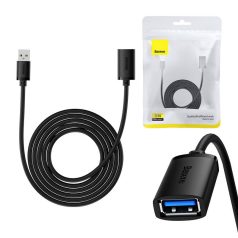   Baseus AirJoy Series USB 2.0 hosszabbítókábel, 3m (fekete)