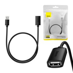   Baseus AirJoy Series USB 2.0 hosszabbítókábel, 0,5m (fekete)