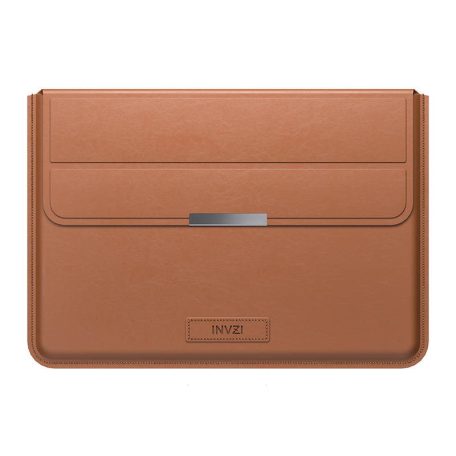 INVZI Leather Case / Cover with Stand Function for MacBook Pro/Air 13"/14" (Brown)