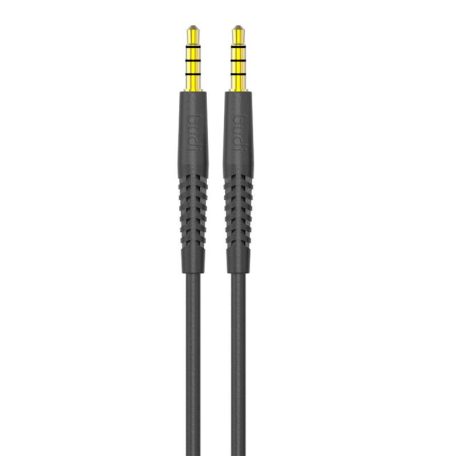 AUX cable mini jack 3.5mm to mini jack 3.5mm Budi, 1.2m (black)