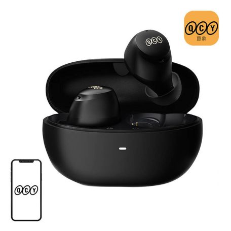 Wireless Earphones TWS QCY HT07 ArcBuds ANC (black)