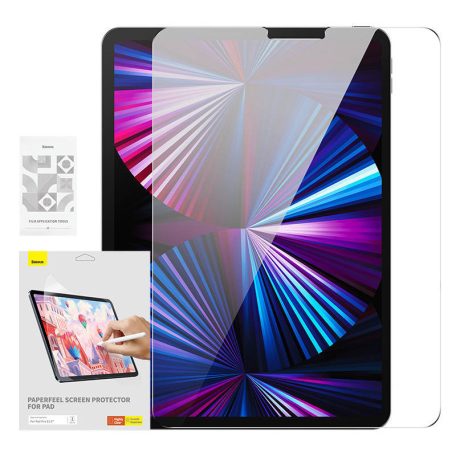 Baseus Paperfeel képernyőfólia iPad Pro (2018/2020/2021/2022) 12,9″, átlátszó