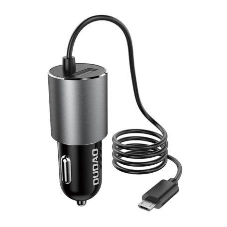 Car charger Dudao R5PROM, micro USB 17W (black)