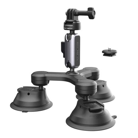 Action camera  mount PGYTECH three-arm Suction Cup