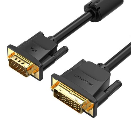 DVI (24+5) to VGA Cable Vention EACBI 3m, 1080P 60Hz (black)