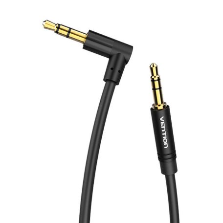 Cable Audio AUX 3.5mm to 90° 3,5mm Vention BAKBF-T 1m Black