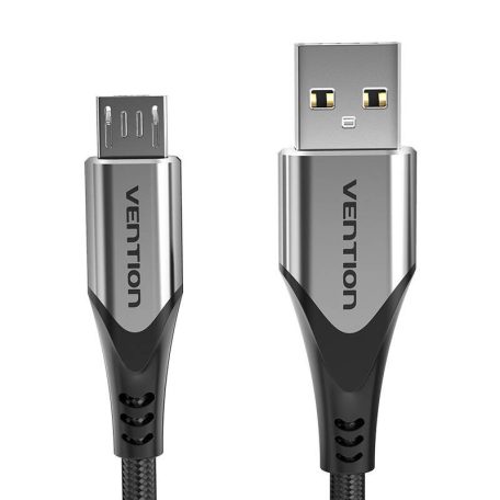 Cable USB 2.0 A to Micro USB Vention COAHD 3A 0,5m gray