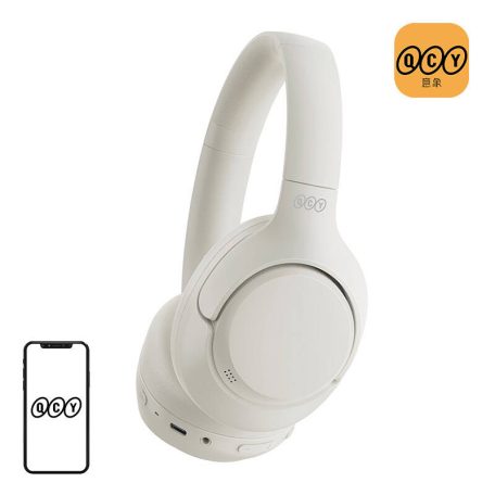 Wireless Headphones QCY H3, ANC (white)