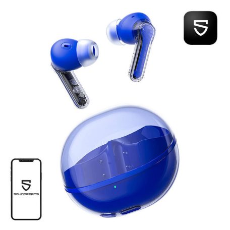 Earphones TWS Soundpeats Clear (Blue)