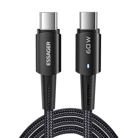 USB-C to USB-C Cable 60W Essager 1m (black)