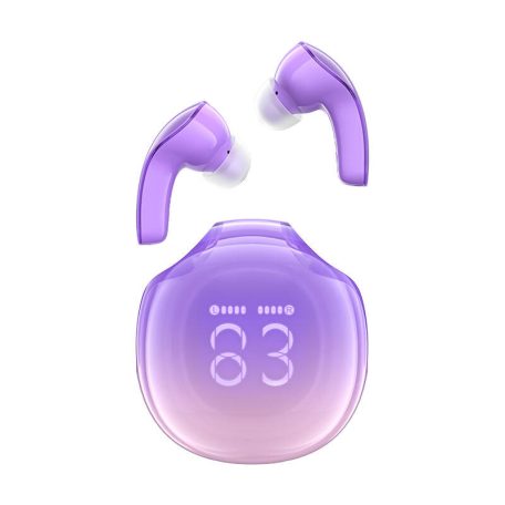 Earphones TWS Acefast T9 Bluetooth 5.3 IPX4 grape purple