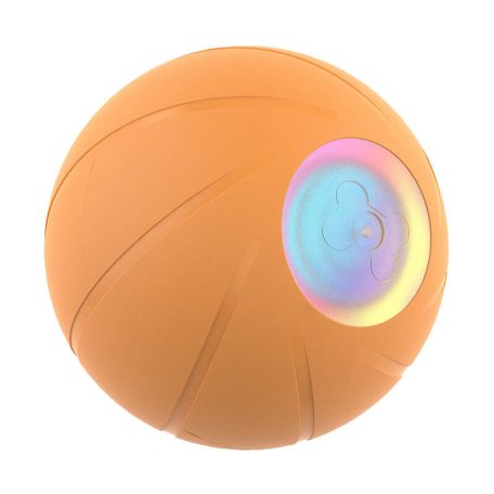 Interactive Cheerble Wicked Ball for Dogs (orange).