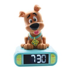 Digital alarm clock with Scooby Doo 3D night light Lexibook