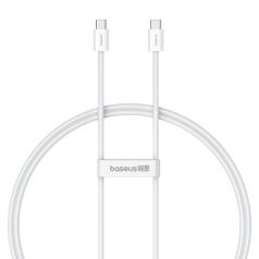   Kabel szybkiego ładowania USB-C do USB-C Baseus Superior 2 100W 1m (biały)