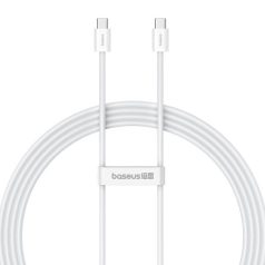   Kabel szybkiego ładowania USB-C do USB-C Baseus Superior 2 100W 2m (biały)