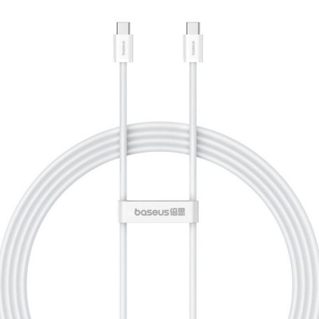 Kabel szybkiego ładowania USB-C do USB-C Baseus Superior 2 100W 2m (biały)