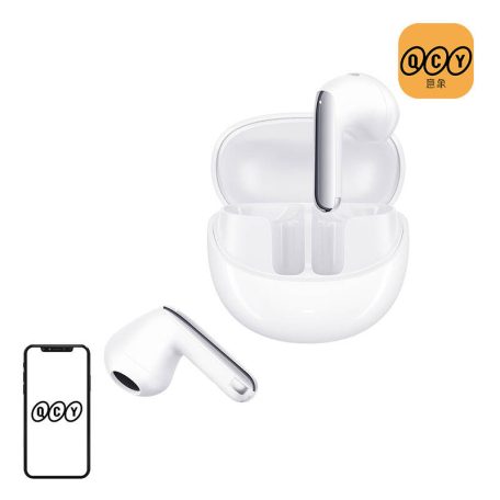 TWS QCY AilyBuds Pro+ HT10 Pro Headphones, ANC (white)