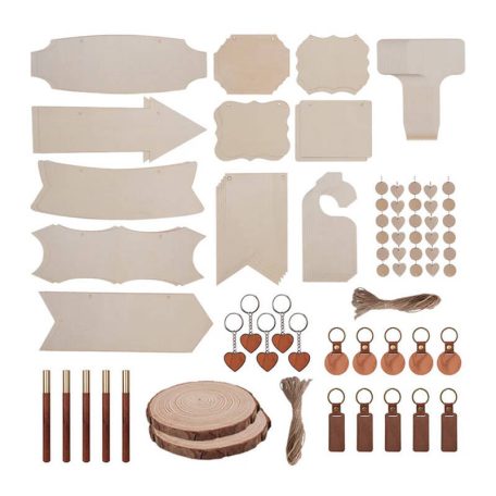 LaserPecker Wooden engraving materials set (190 pcs)