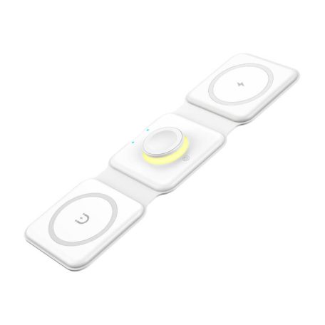 Magnetic wireless charger, Essager, EWXCX3-NMC02, 3w1, 15W (white)