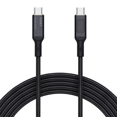 USB-C to USB-C Cable Aukey CB-MCC102, 100W, 1.8m (black)